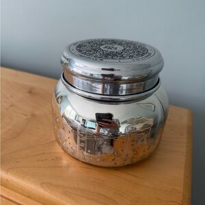 CapriBLUE VOLCANO 19oz. Fragranced candle in silver etched glass jar